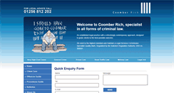 Desktop Screenshot of coomber-rich.co.uk